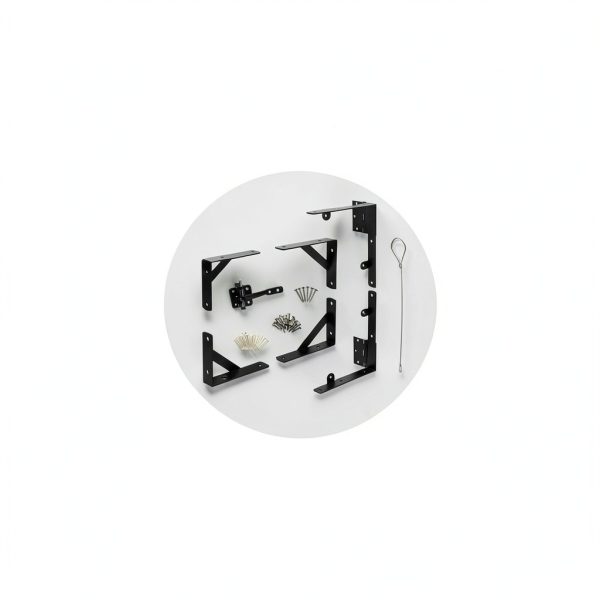 Quvapsiy Anti Sag Gate Kit Heavy Duty Steel Corner Mount-8