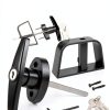 Natasher Black Metal Shed Lock Key Lock Modern Style-0