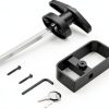 KABMOZ Shed Door Lock Metal Pin Tumbler Black JL2237-3