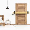 DOMUEN Door Barricade Brackets Heavy Duty Steel Home-6