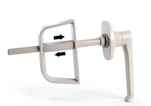 Hurrikom Shed Door T-Handle Lock Kit Metal Security Hardware-4