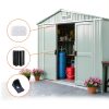 Stufool DK100-A Shed Door Full Kit Plastic Black Hardware-4