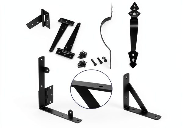 JZCHBL Gate Hardware Kit Heavy Duty Self Locking Anti Sag-1