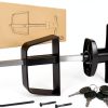 Hurrikom Shed Door T-Handle Lock Kit Metal Security Hardware-0