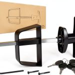 Hurrikom Shed Door T-Handle Lock Kit Metal Security Hardware-0