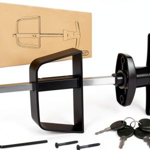 Hurrikom Shed Door T-Handle Lock Kit Metal Security Hardware-0