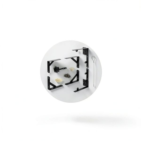 Quvapsiy Anti Sag Gate Kit Heavy Duty Steel Corner Mount-6