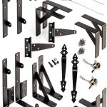 JZCHBL Gate Hardware Kit Heavy Duty Self Locking Anti Sag-0