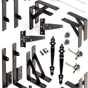 JZCHBL Gate Hardware Kit Heavy Duty Self Locking Anti Sag-0