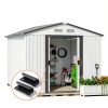 Stufool DK100-A Shed Door Full Kit Plastic Black Hardware-5