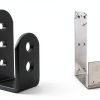 DOMUEN Door Barricade Brackets Heavy Duty Steel Home-2