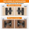 Lipshome Barn Door Lock Zinc Anti-Bump Modern Home Security-4