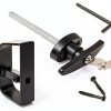 Bueyfolt T Handle Lock Key Lock Metal Shed Door Hardware-0