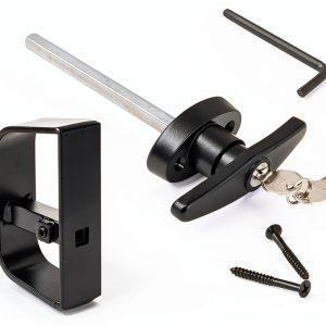 Bueyfolt T Handle Lock Key Lock Metal Shed Door Hardware-0