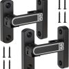 Lipshome Barn Door Lock Zinc Anti-Bump Modern Home Security-0