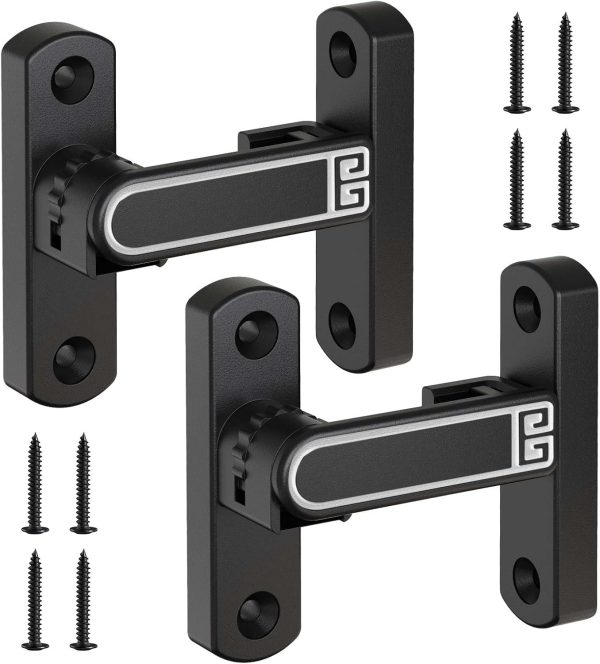 Lipshome Barn Door Lock Zinc Anti-Bump Modern Home Security-0