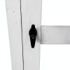 Natasher Black Metal Shed Lock Key Lock Modern Style-2