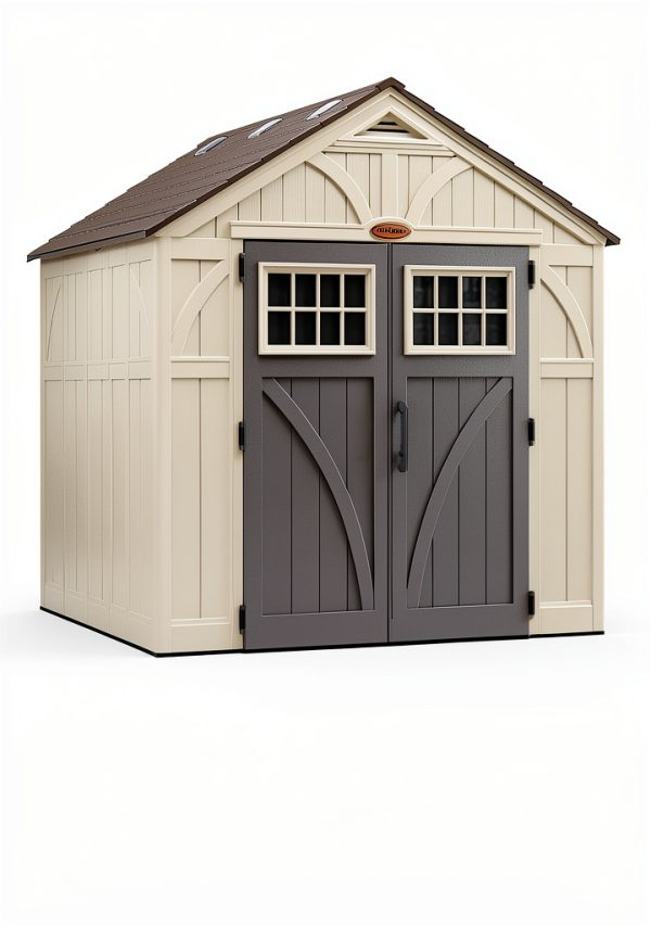 Hurrikom Shed Door Hardware Kit Metal Contemporary Rustic-3