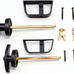Shed Windows and More Chrome T-Handle Lock Set Insulated-0