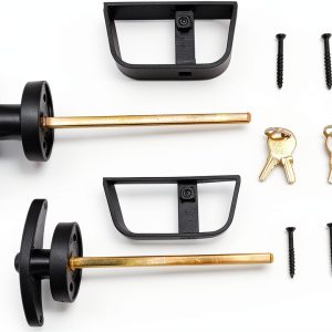 Shed Windows and More Chrome T-Handle Lock Set Insulated-0