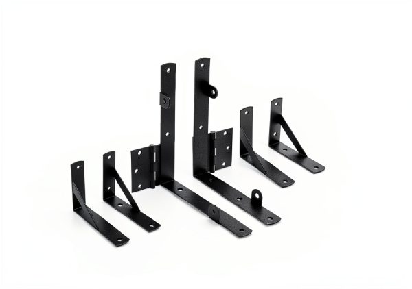 Quvapsiy Anti Sag Gate Kit Heavy Duty Steel Corner Mount-4