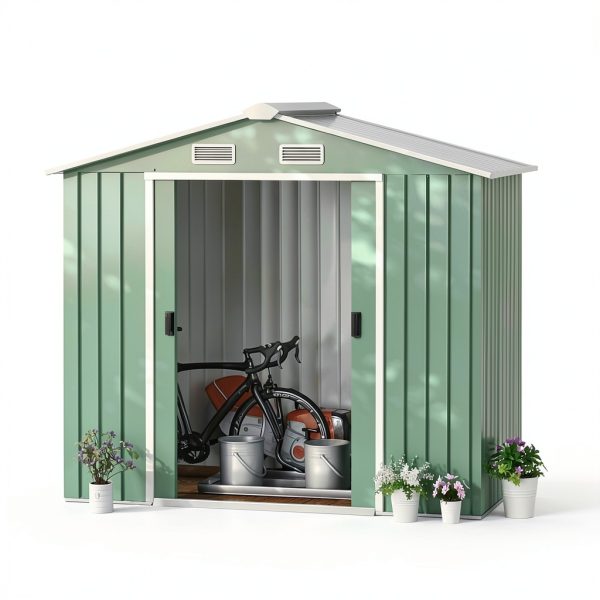 Stufool DK100-A Shed Door Full Kit Plastic Black Hardware-6