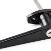 Yaegoo Shed Door Lock Black Zinc Alloy Easy Install Kit-7
