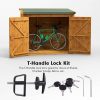 BTEOBFY Shed Door Lock Adjustable Steel T Handle 5 Keys-3