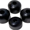 JQuad Door Bumpers Black Rubber Metal Modern Shed Hardware-0