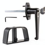 Yaegoo Shed Door Lock Anti-Corrosion Metal L-Handle Kit-0
