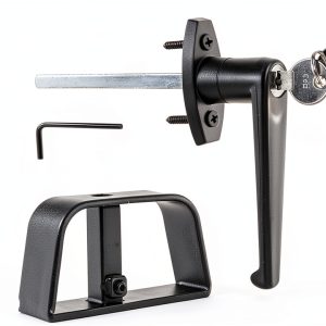 Yaegoo Shed Door Lock Anti-Corrosion Metal L-Handle Kit-0
