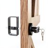 KABMOZ Shed Door Lock Metal Pin Tumbler Black JL2237-1