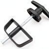 WRINGKIT Shed Door Latch Kit Black Powder Coated Security-8