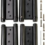 Kaisvin Solid Brass Padlock Shed Door Hardware Black-0