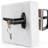 Yaegoo Shed Door Lock Black Zinc Alloy Easy Install Kit-3