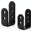 DOMUEN Door Barricade Brackets Heavy Duty Steel Home-0