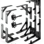 Quvapsiy Anti Sag Gate Kit Heavy Duty Steel Corner Mount-0