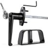 Yaegoo Shed Door Lock Black Zinc Alloy Easy Install Kit-6
