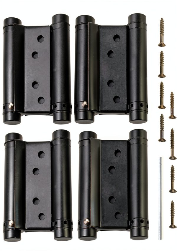 Kaisvin Solid Brass Padlock Shed Door Hardware Black-3