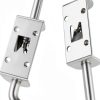 EWONICE Shed Door Hardware Black Powder Coated Stainless-5
