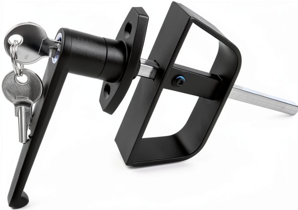 EWONICE Shed Door Hardware Black Powder Coated Stainless-6
