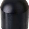 JQuad Door Bumpers Black Rubber Metal Modern Shed Hardware-1