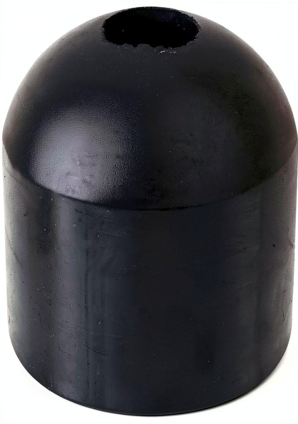 JQuad Door Bumpers Black Rubber Metal Modern Shed Hardware-1