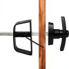 WRINGKIT Shed Door Latch Kit Black Powder Coated Security-7