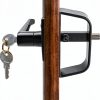 Yaegoo Shed Door Lock Black Zinc Alloy Easy Install Kit-4