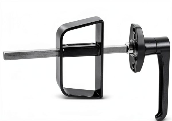 BTEOBFY Shed Door Lock Key Lock Alloy Steel Black-2