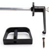 Yaegoo Shed Door Lock Black Zinc Alloy Easy Install Kit-2