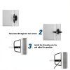 Ojtrtdr Shed Door Latch Industrial Anti-Corrosion Zinc Black-4