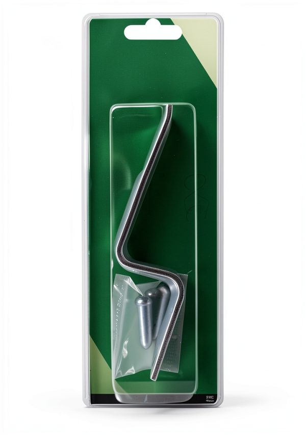 Hillman Shed Door Lock Steel Bar Wall Mount Zinc Finish-1
