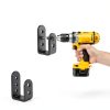 DOMUEN Door Barricade Brackets Heavy Duty Steel Home-5
